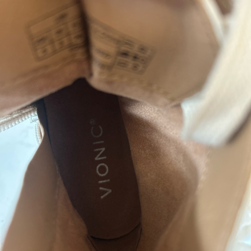 Vionic Beige Ankle Boots - Picture 4 of 6